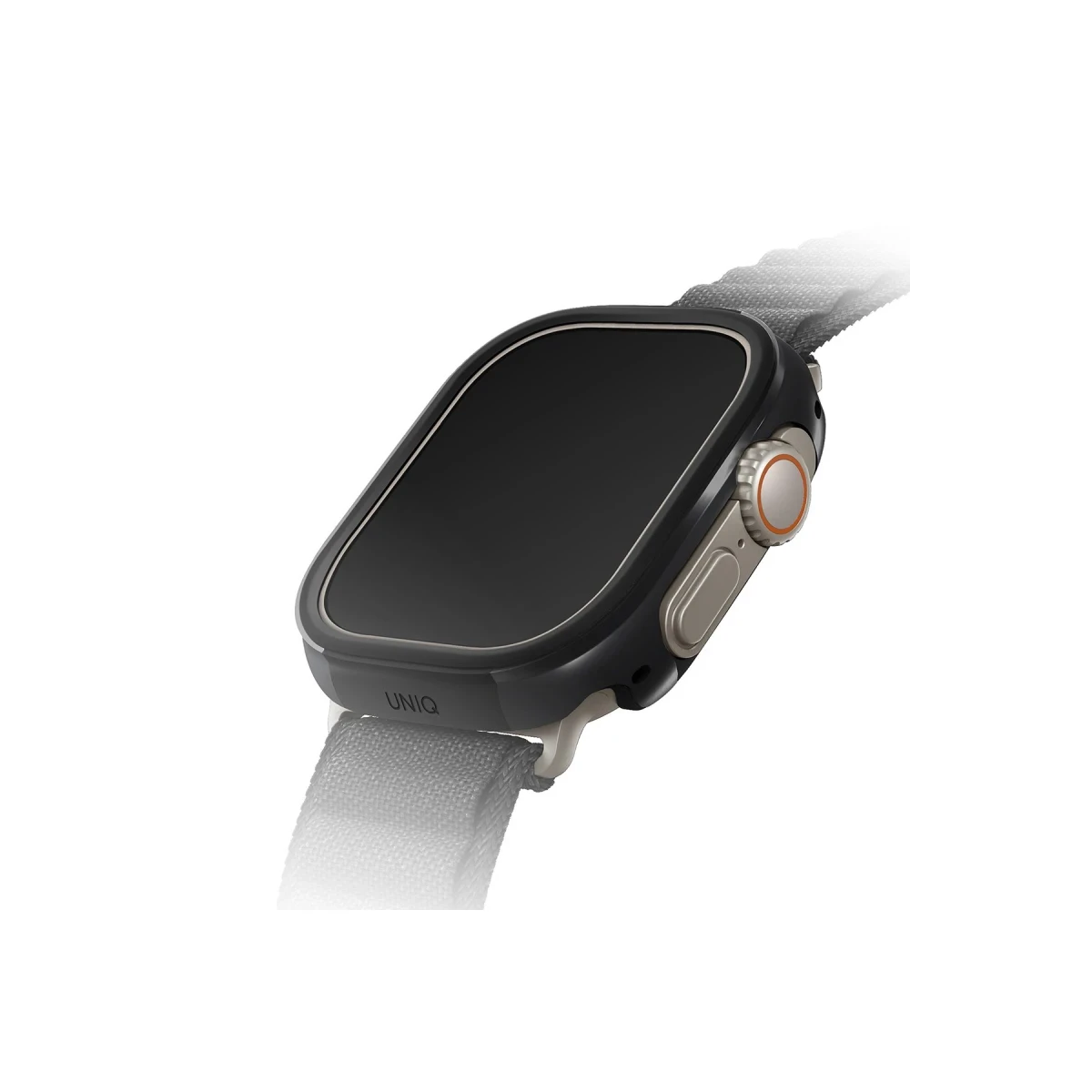 Uniq Apple Watch Ultra 49mm Valencia Saat Kasa Koruyucu - Siyah